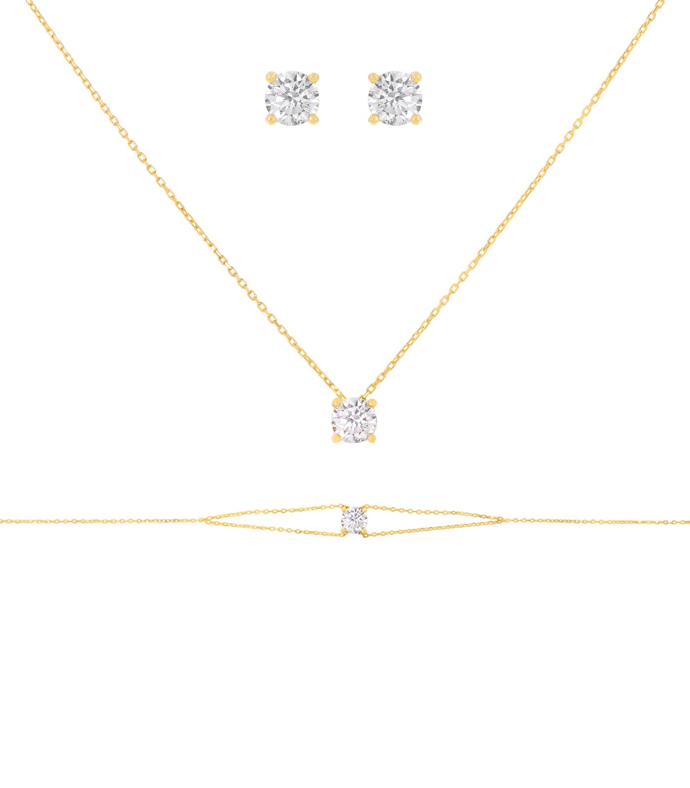 Parure de mariée Ruby en or 18 carats - Maison Isor