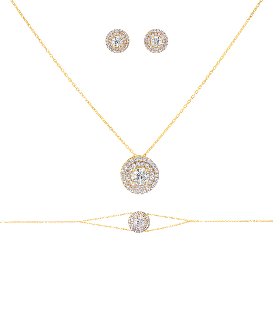 Parure de mariée Lora en or 18 carats - Maison Isor