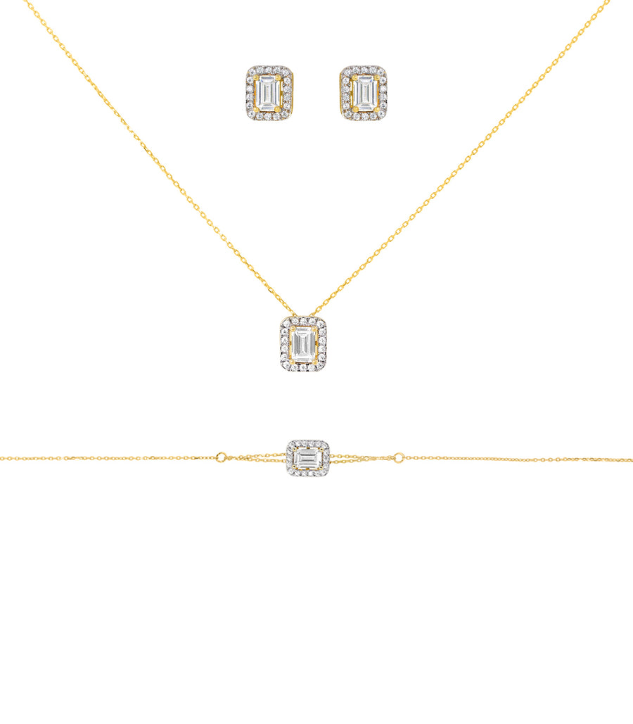 Parure de mariée Mika en or 18 carats - Maison Isor