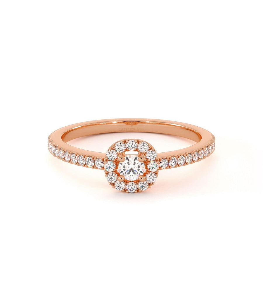 Solitaire Ameru - Or Rose