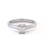 Bague de fiançailles Astre, solitaire diamant en or 18 carats - Maison Isor