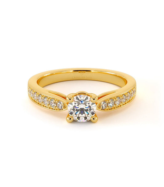 Solitaire Aulia - Or Jaune