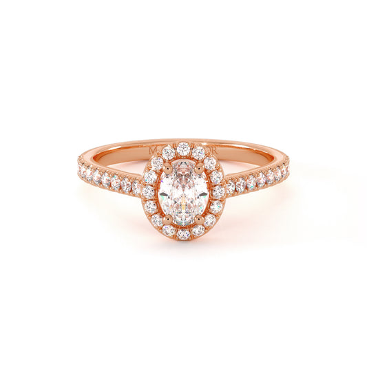 Solitaire Blossom - Or Rose