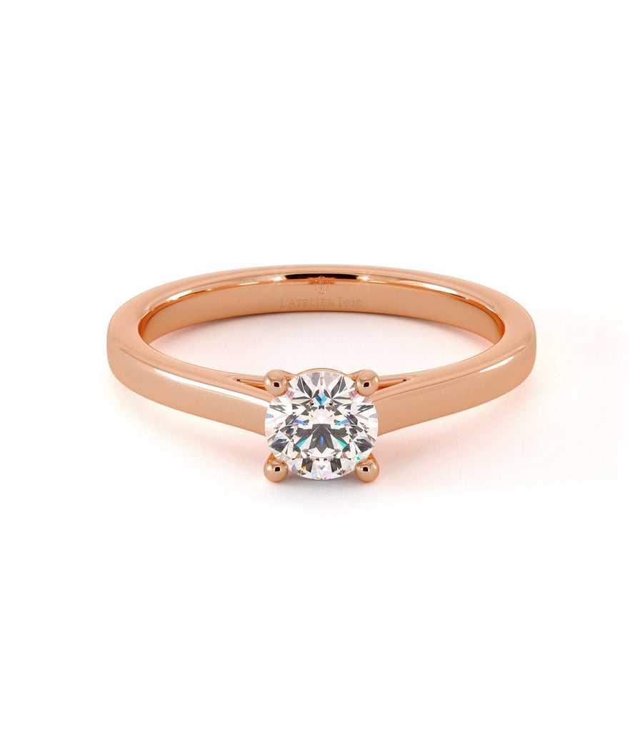 Solitaire Corbel - Or Rose