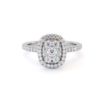 Bague de fiançailles Cambalia, solitaire diamant en or 18 carats - Maison Isor