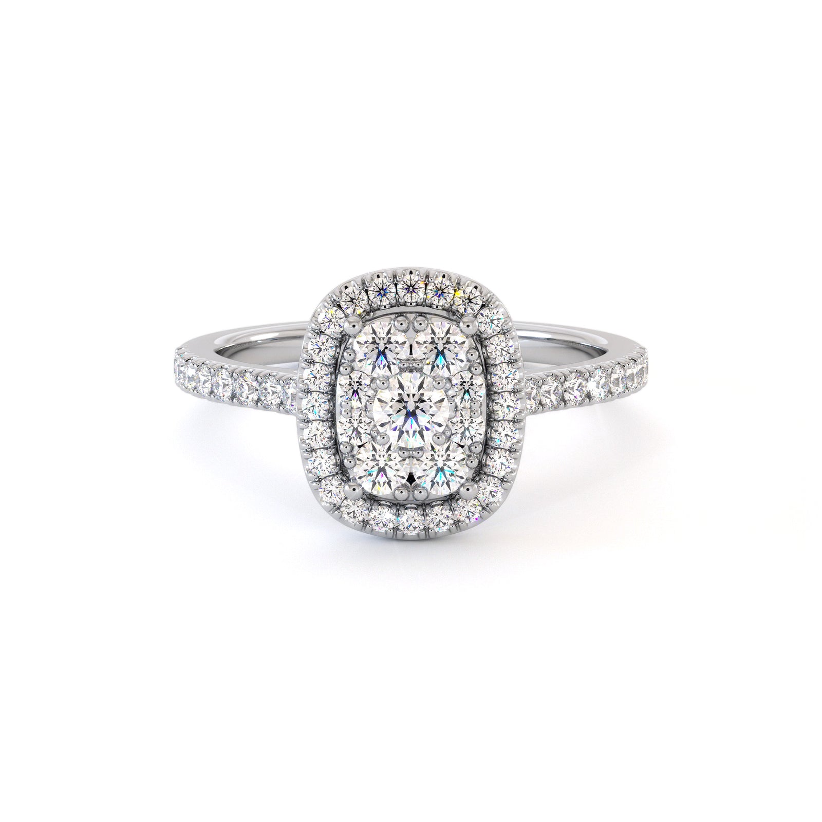 Bague de fiançailles Cambalia, solitaire diamant en or 18 carats - Maison Isor