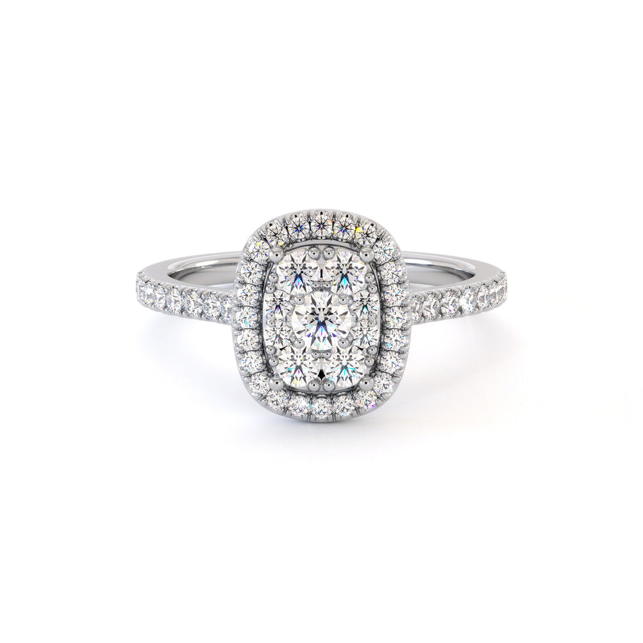 Solitaire Cambalia - Or Blanc Palladié
