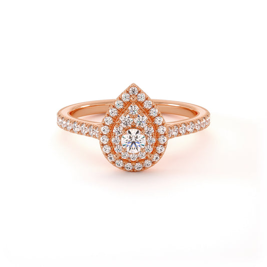 Solitaire Plum - Or Rose