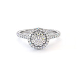 Bague de fiançailles Seed, solitaire diamant en or 18 carats - Maison Isor