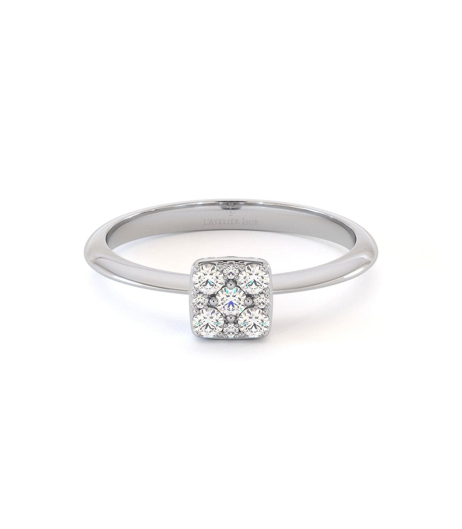 Solitaire Furma - Or Blanc Palladié