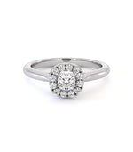 Bague de fiançailles Galil, solitaire diamant en or 18 carats - Maison Isor