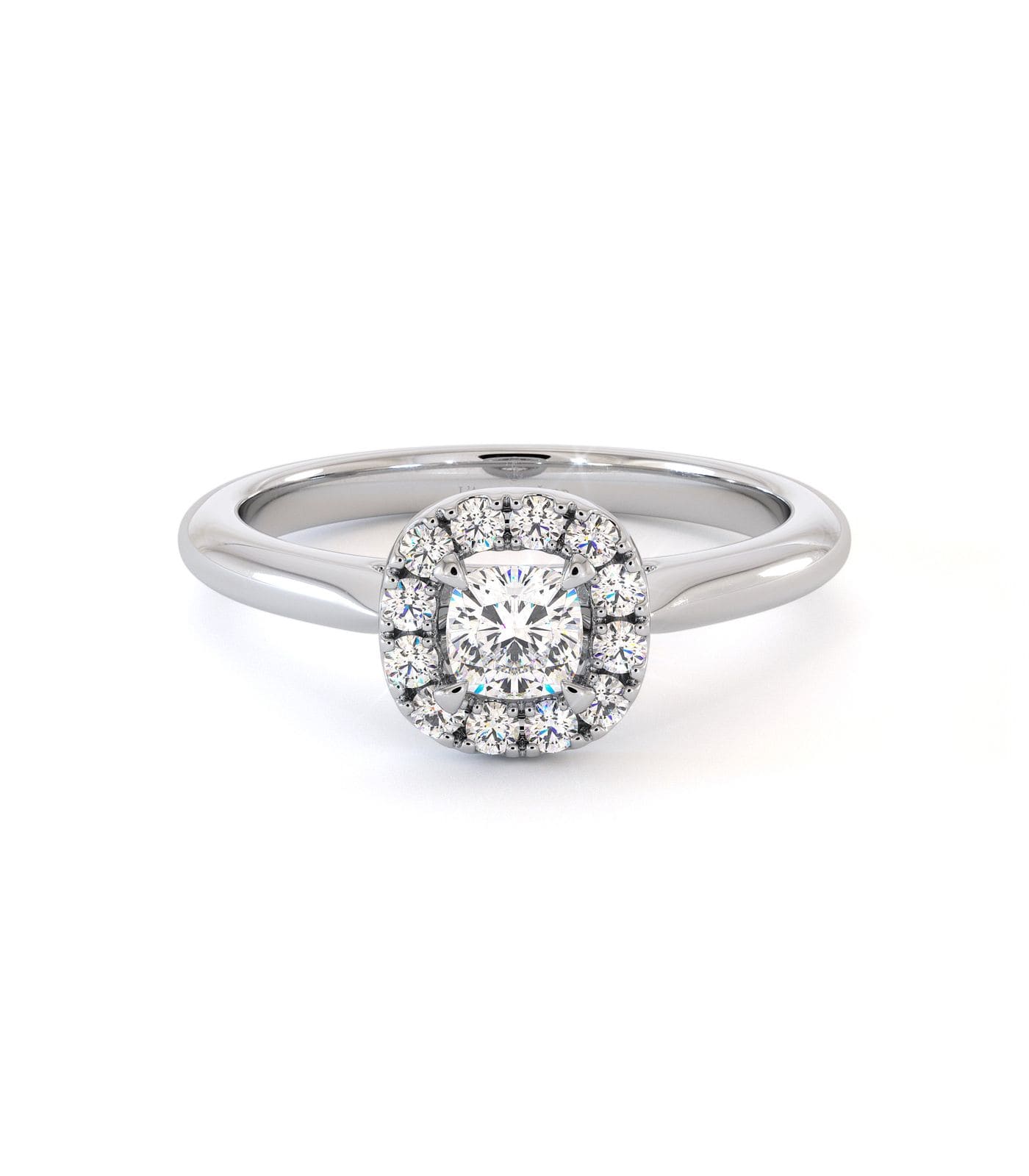 Bague de fiançailles Galil, solitaire diamant en or 18 carats - Maison Isor