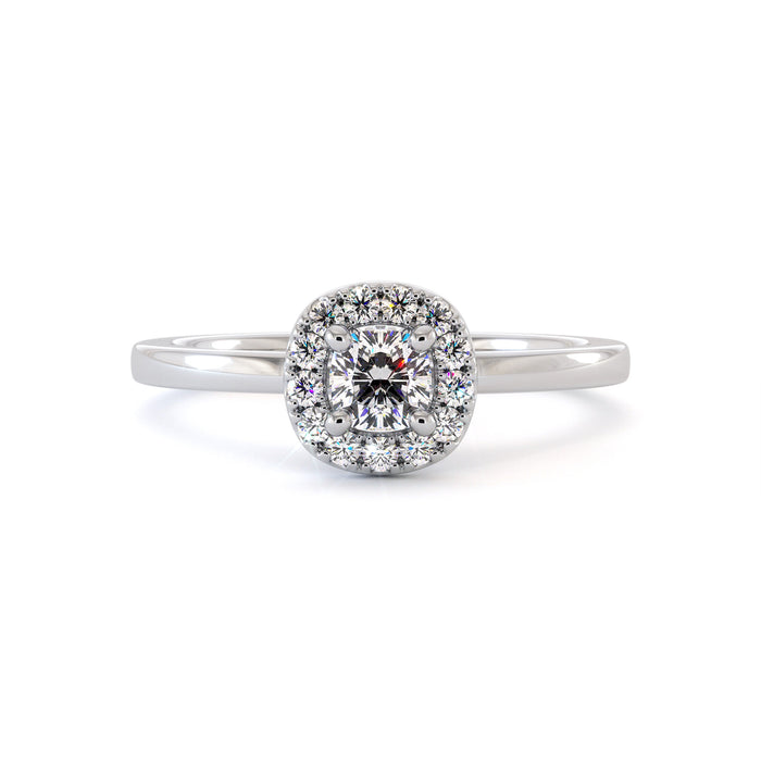Bague de fiançailles Izu, solitaire diamant en or 18 carats - Maison Isor