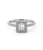 Bague de fiançailles Jacana, solitaire diamant en or 18 carats - Maison Isor