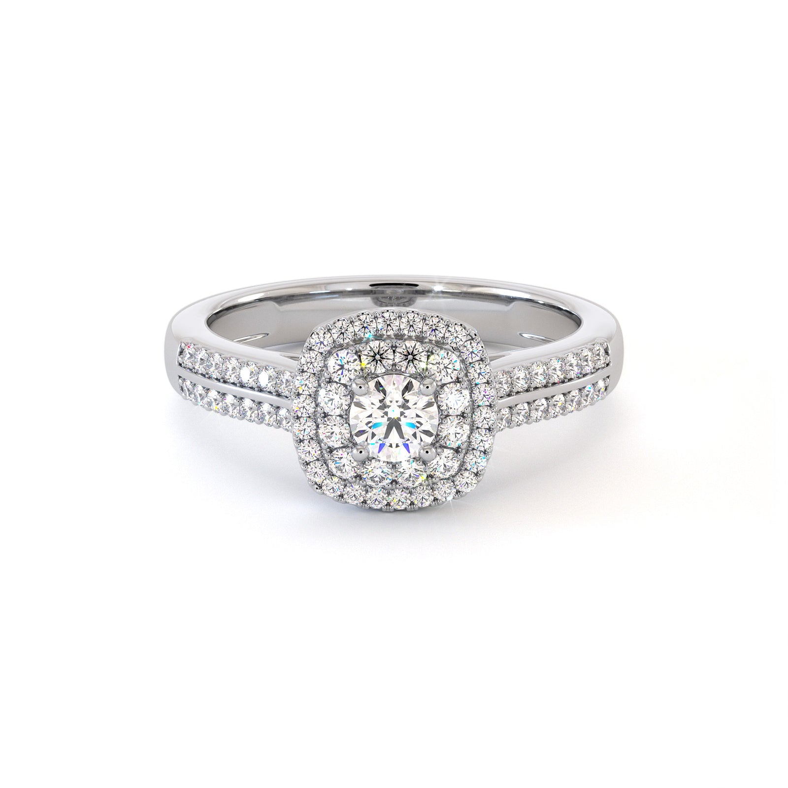 Bague de fiançailles Loveline, solitaire diamant en or 18 carats - Maison Isor