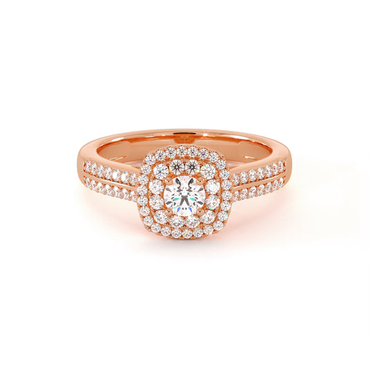 Solitaire Loveline - Or Rose