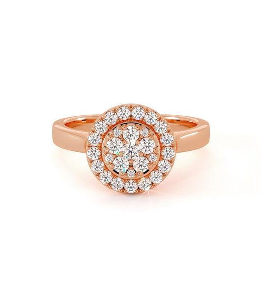 Solitaire Luna - Or Rose