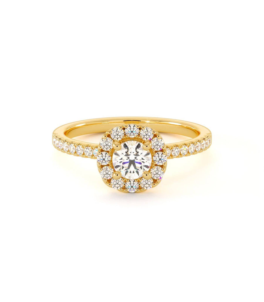 Solitaire Lyre - Or Jaune