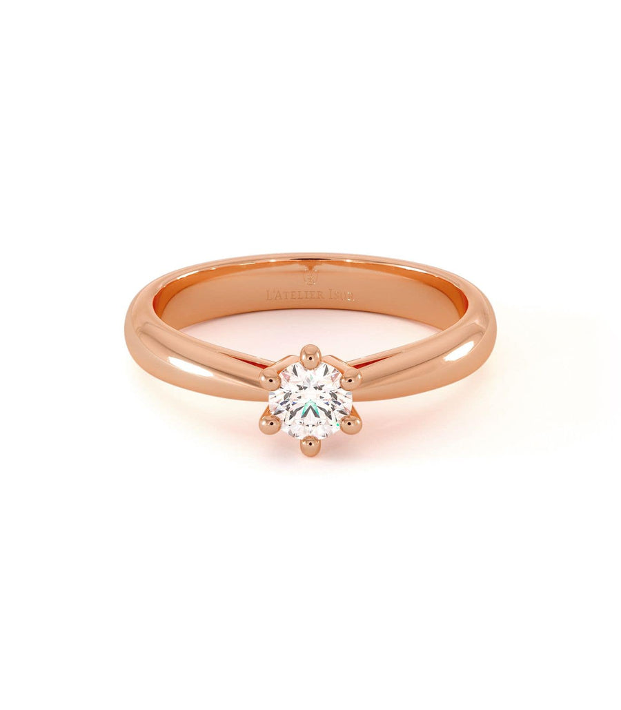 Solitaire Astrance - Or Rose
