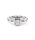 Bague de fiançailles Ornella, solitaire diamant en or 18 carats - Maison Isor
