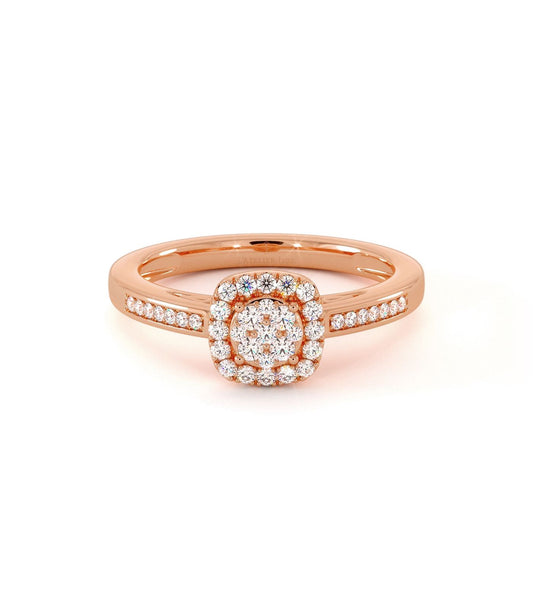 Solitaire Ornella - Or Rose