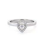 Bague de fiançailles Panarea, solitaire diamant en or 18 carats - Maison Isor