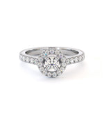 Bague de fiançailles Pink Legacy, solitaire diamant en or 18 carats - Maison Isor