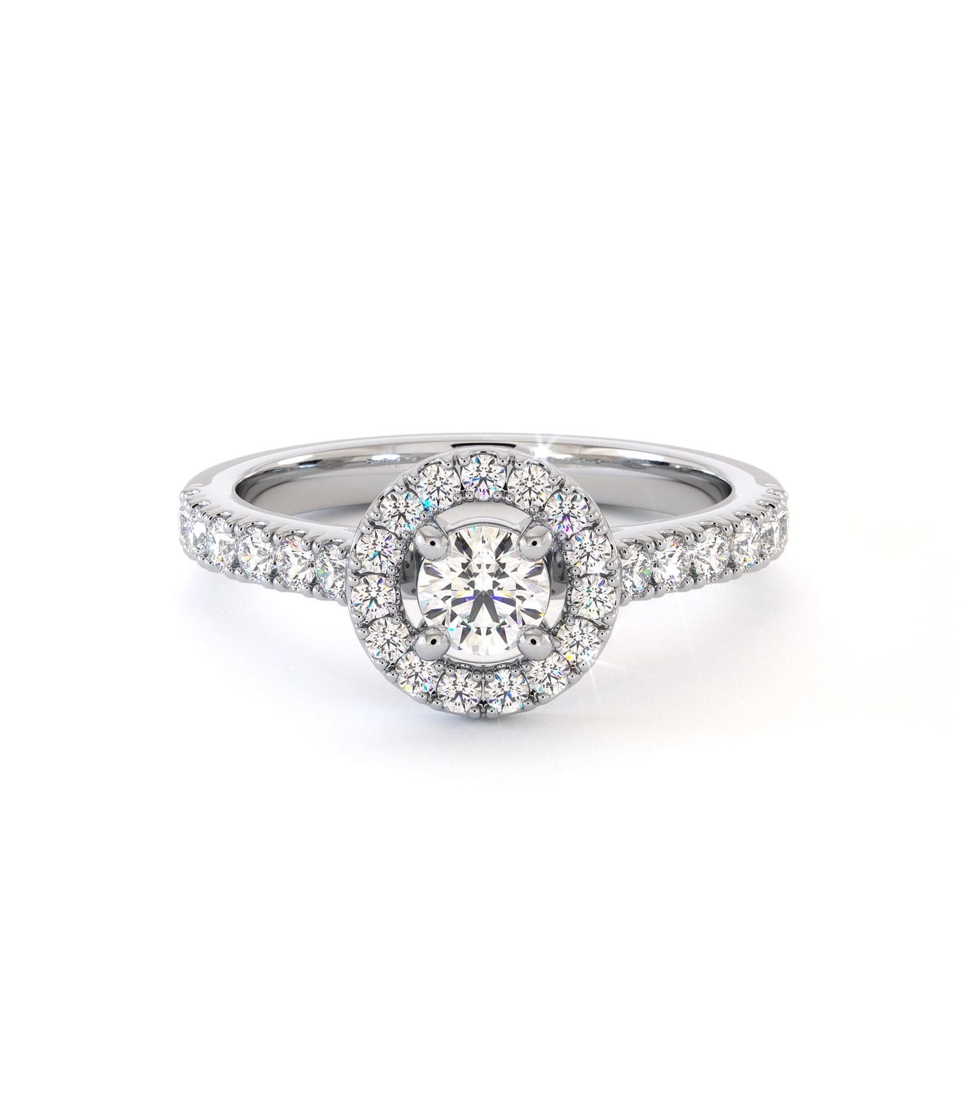 Bague de fiançailles Pink Legacy, solitaire diamant en or 18 carats - Maison Isor
