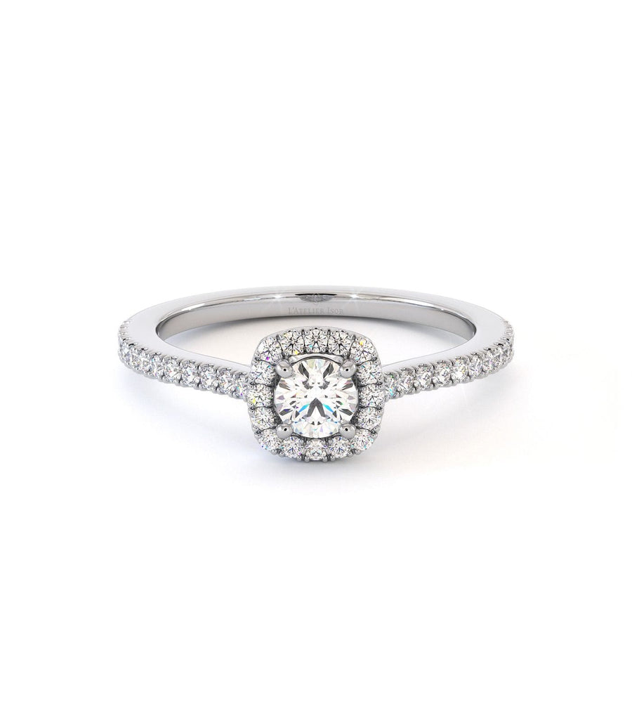 Solitaire Raven - Or Blanc Palladié