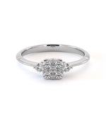 Bague de fiançailles Salsa, solitaire diamant en or 18 carats - Maison Isor