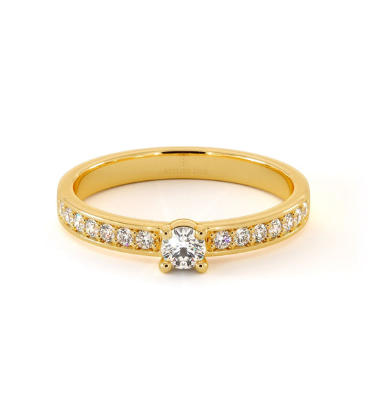 Solitaire Sisley - Or Jaune