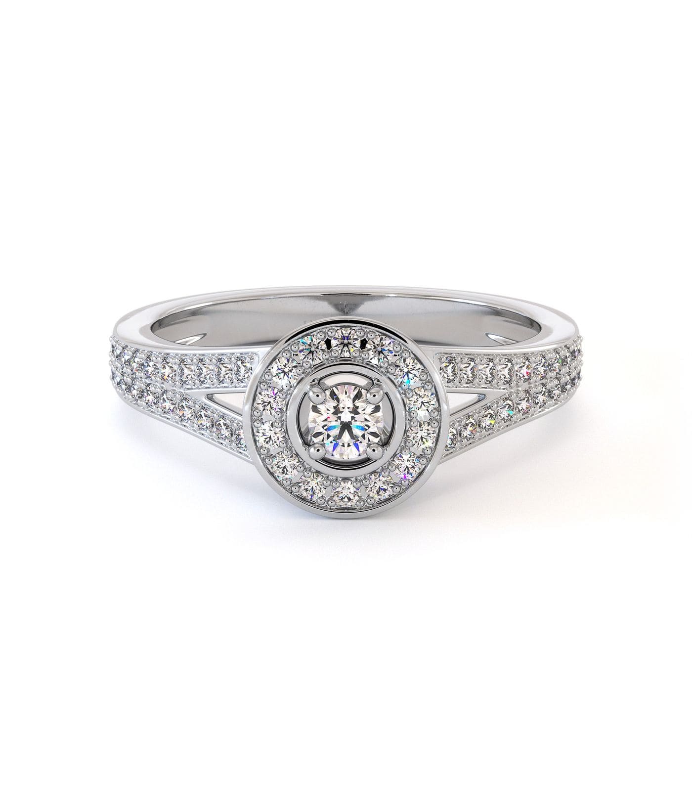 Bague de fiançailles Sweet Josephine, solitaire diamant en or 18 carats - Maison Isor