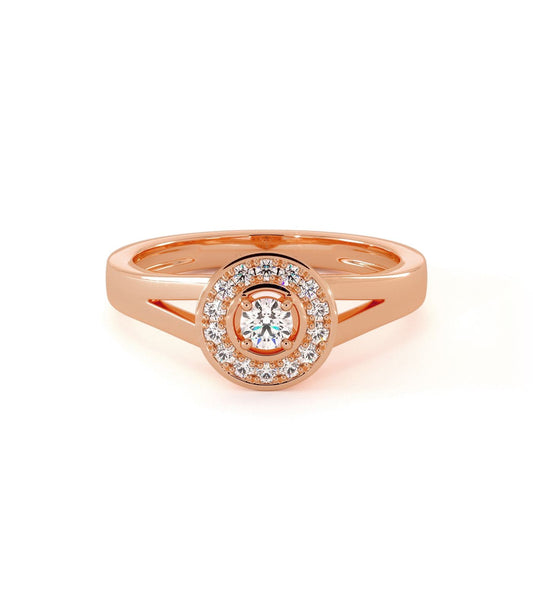 Solitaire Tokara - Or Rose