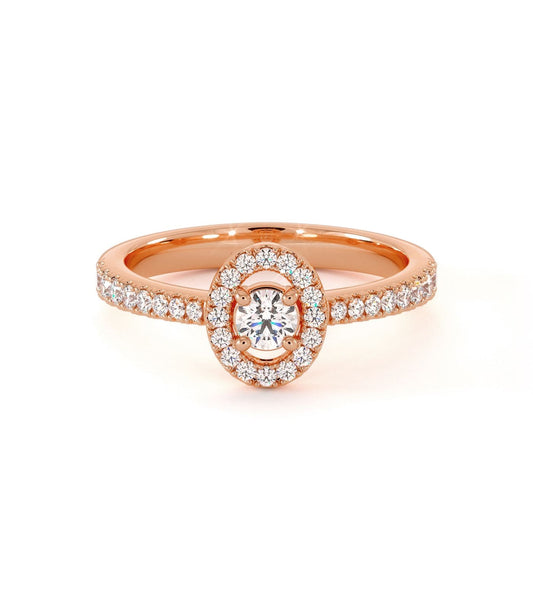 Solitaire Tureia - Or Rose