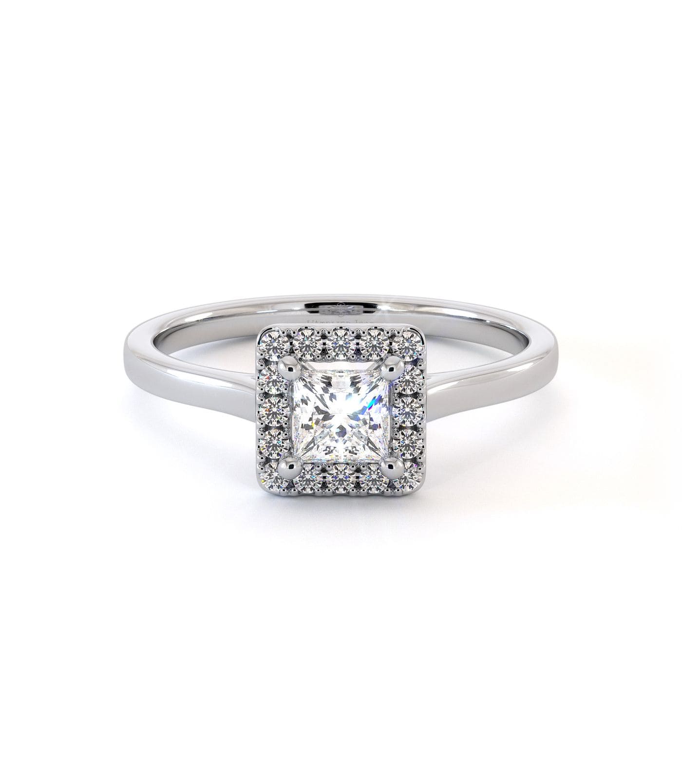Bague de fiançailles Vanua, solitaire diamant en or 18 carats - Maison Isor