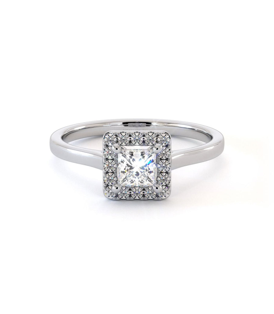 Solitaire Vanua - Or Blanc Palladié