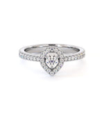 Bague de fiançailles You&Me, solitaire diamant en or 18 carats - Maison Isor