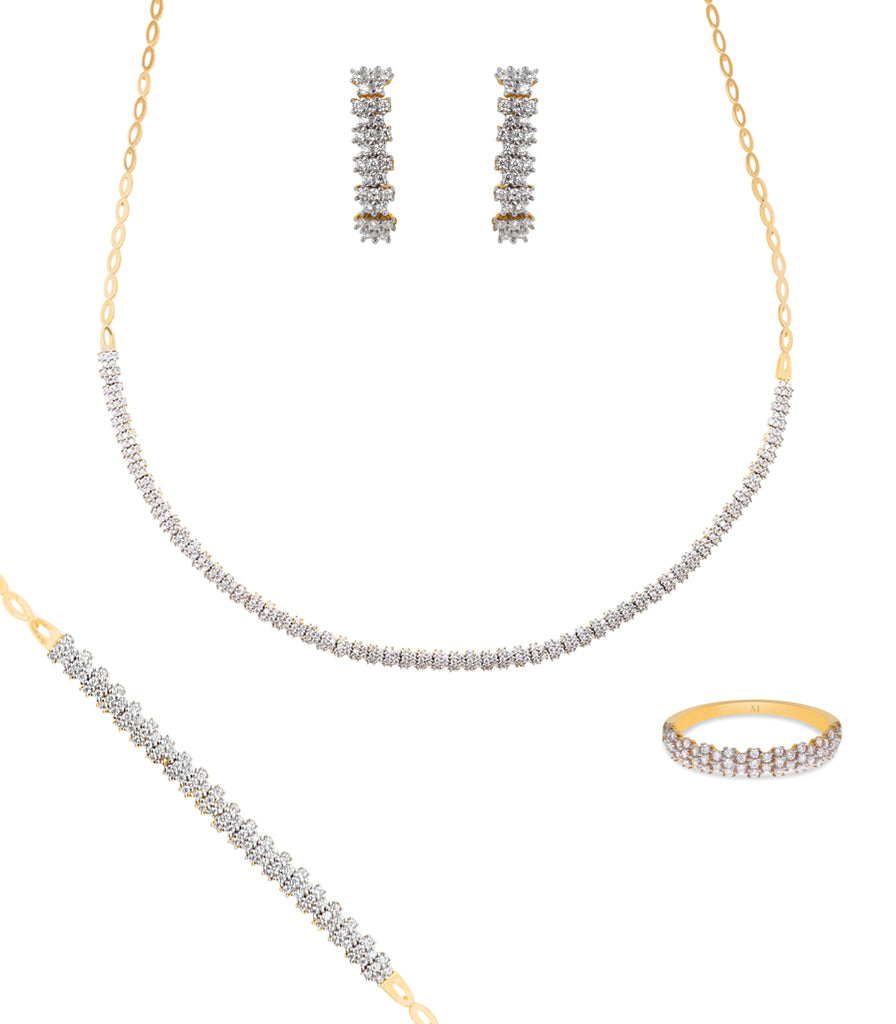 Parure de mariée Zahara en or 18 carats - Maison Isor