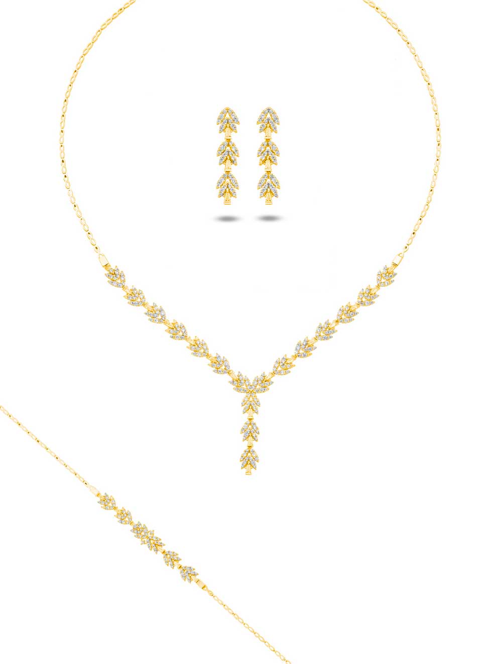 Parure de mariée Alva en or 18 carats - Maison Isor