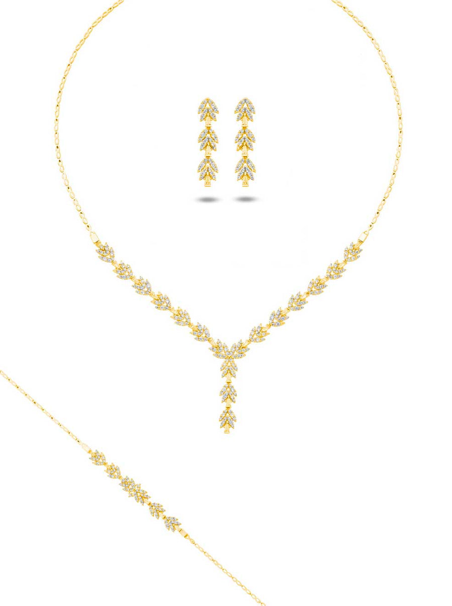 Parure de mariée Alva en or 18 carats - Maison Isor